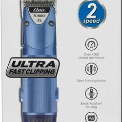 Oster A5 Turbo 2-Speed Tosatrice Professionale per Cani